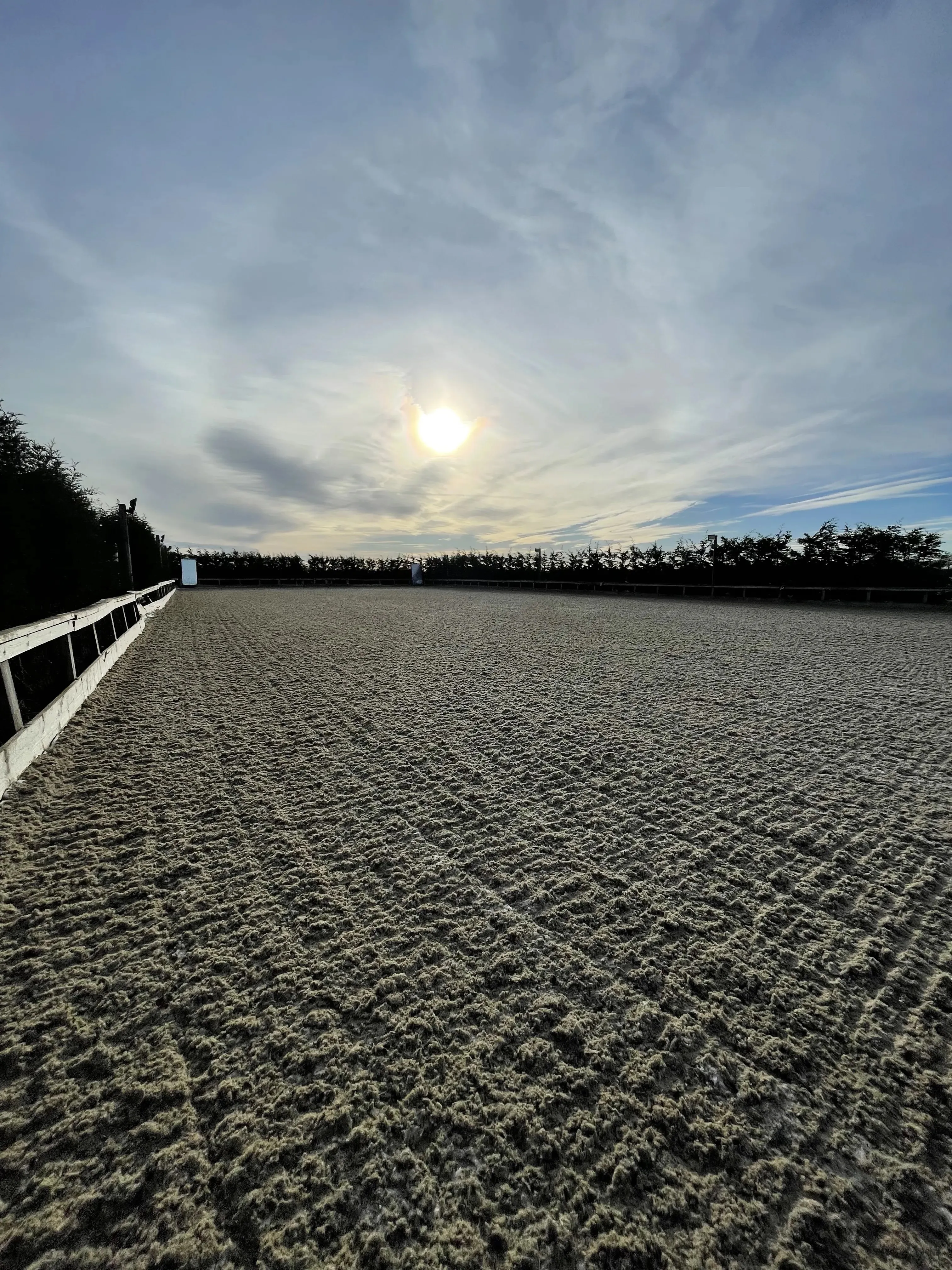 Outdoor sand arena